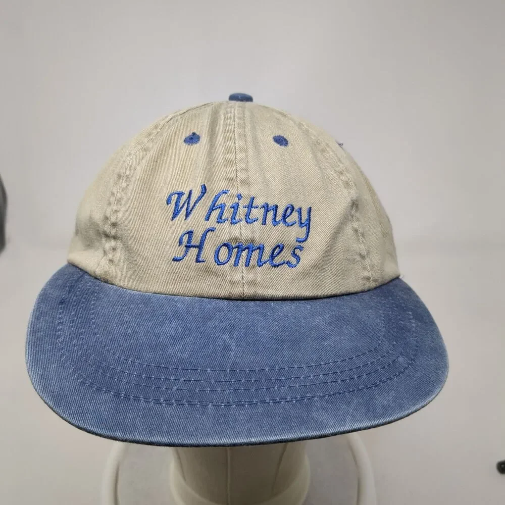 Whitney Homes Slideback Hat Multicolor OSFA Leather Strap Embroidered